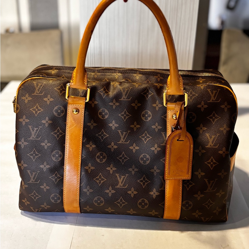 Louis Vuitton Monogram Briefcase in Brown and Tan